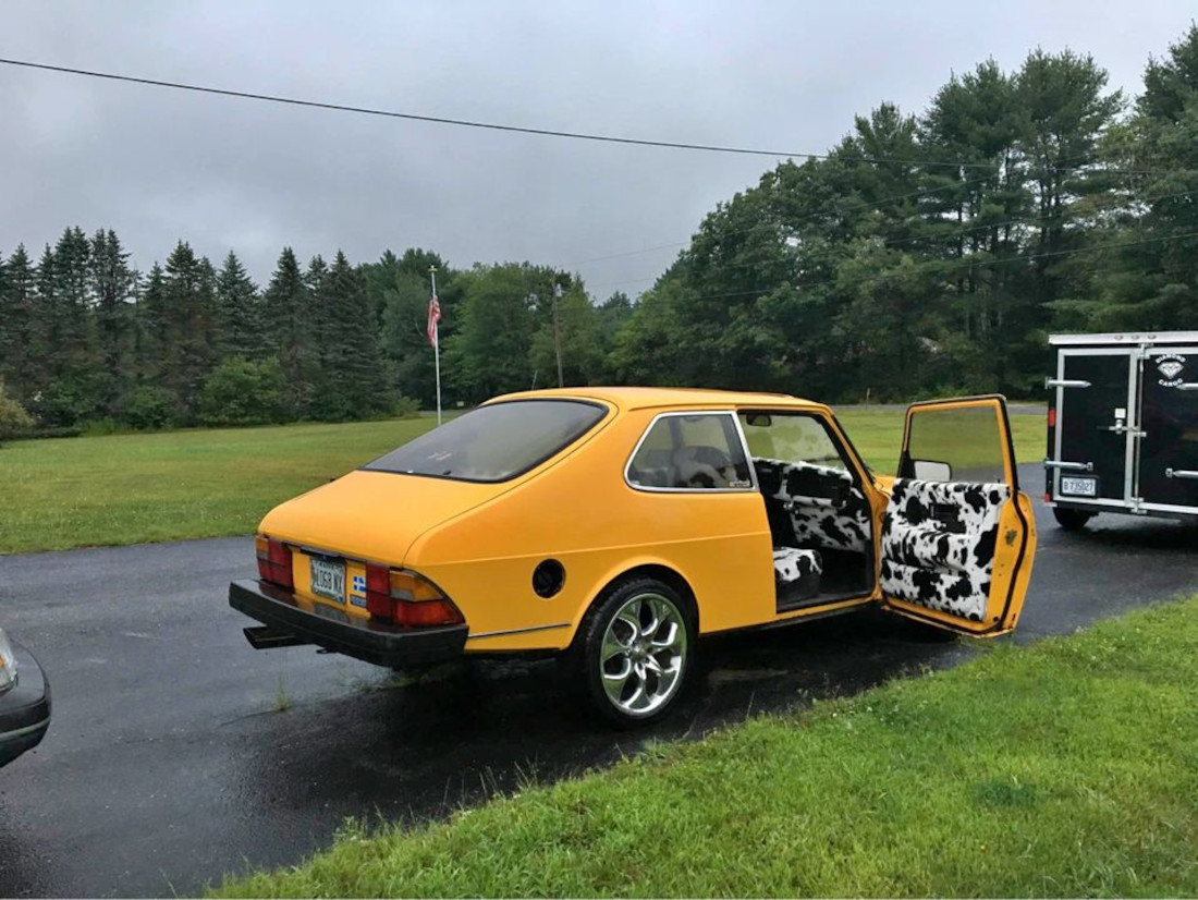 Saab EMS Orange Cow interior Swedishv2